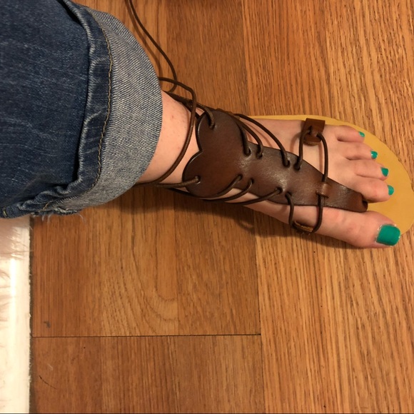 Authentic Greek Gladiator Sandals - Picture 5 of 7